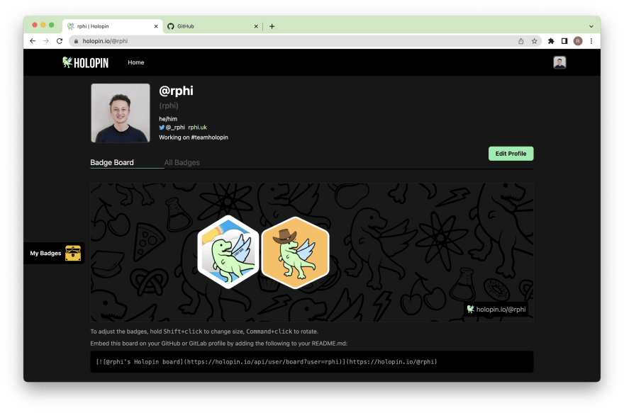 Introducing Holopin: the digital badge platform for developers