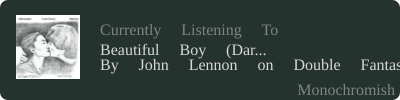Currently listening to