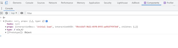 Accessing components and states from the console