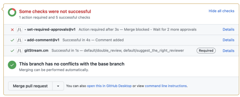 gitStream assigning multiple reviewers