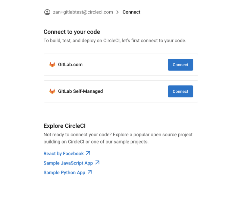 Connect to your code