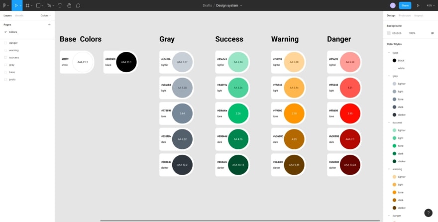 system colors