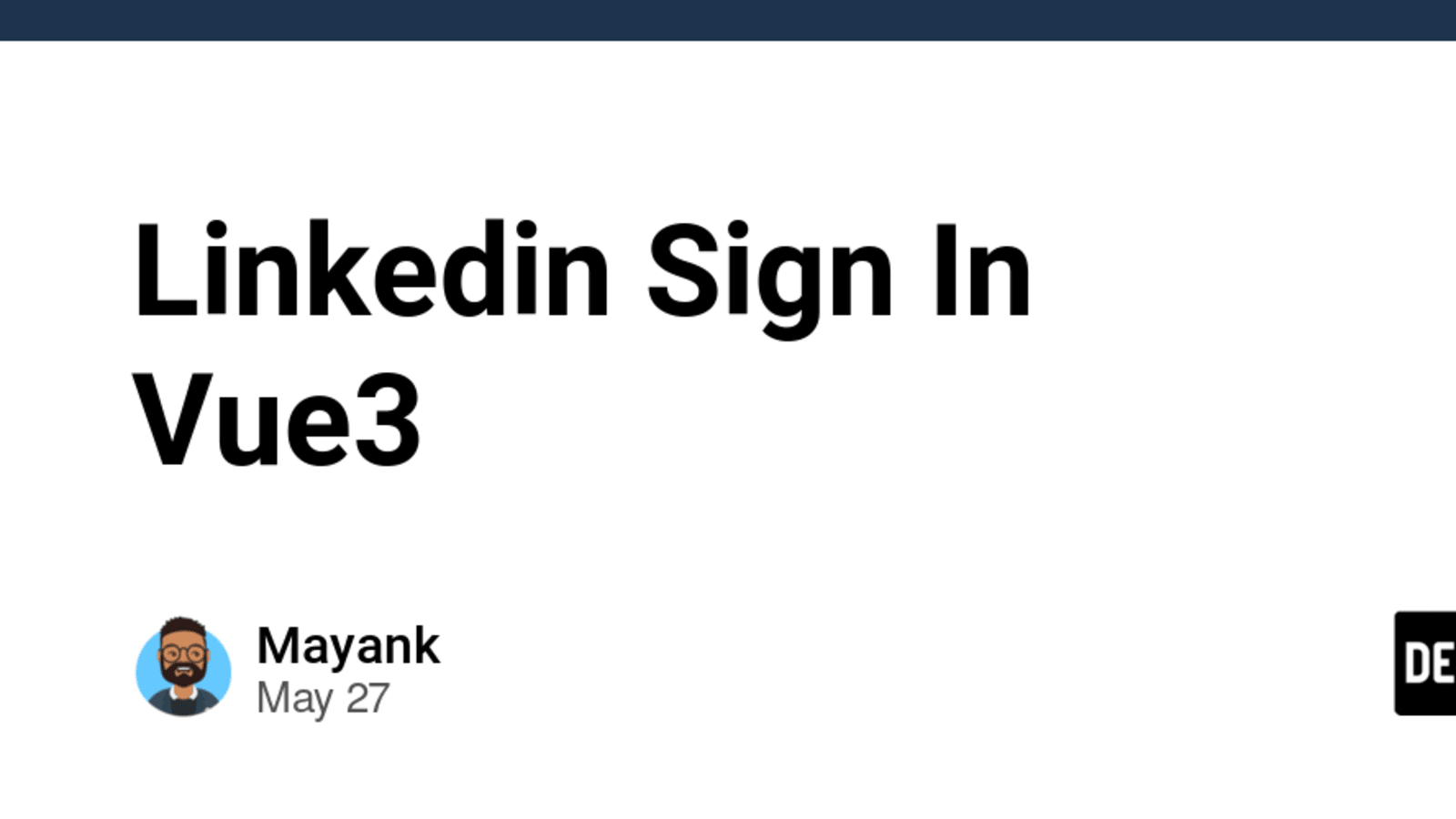 Linkedin Sign In Vue3 - DEV Community