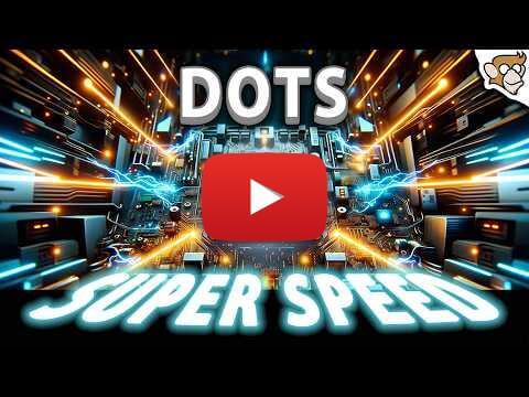 EXTREME PERFORMANCE with Unity DOTS! (ECS, Job System, Burst, Hybrid Game Objects)