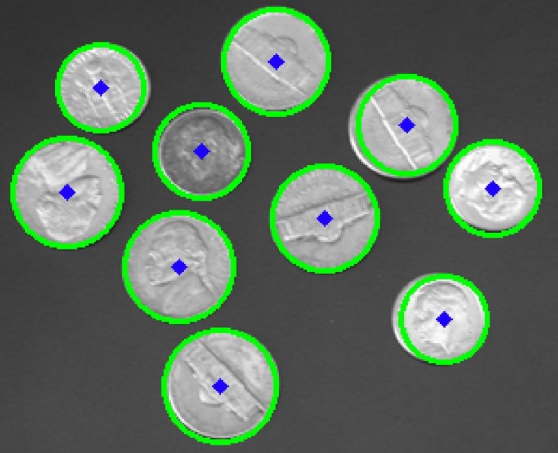 Figure 13. Final Coins Image