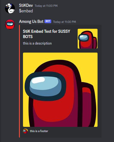 Among Us Discord Bot