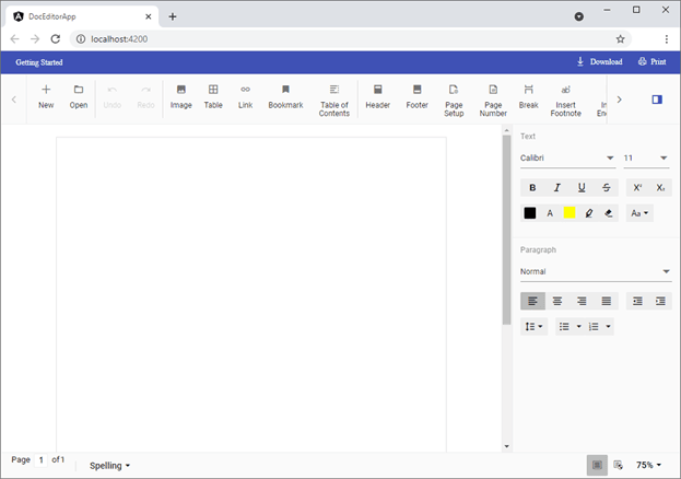 Word Document Editor Fit to Full Window