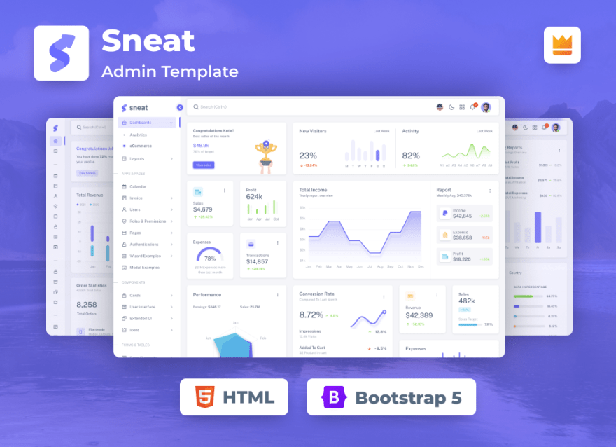 Sneat Bootstrap 5 HTML Admin Template