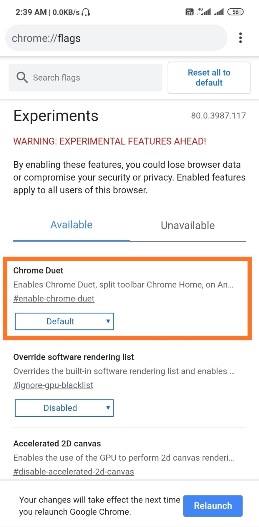 galdeblæren Diskriminering af køn Teenager How to enable Chrome's Hidden Bottom Toolbar in Android - DEV Community