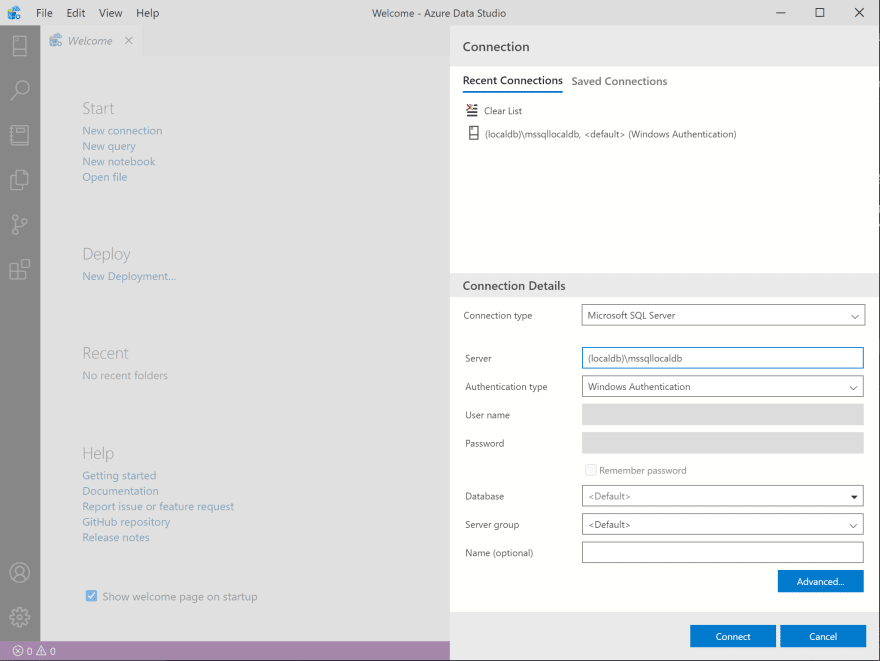 visual studio for mac git setup