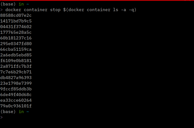 docker-stop