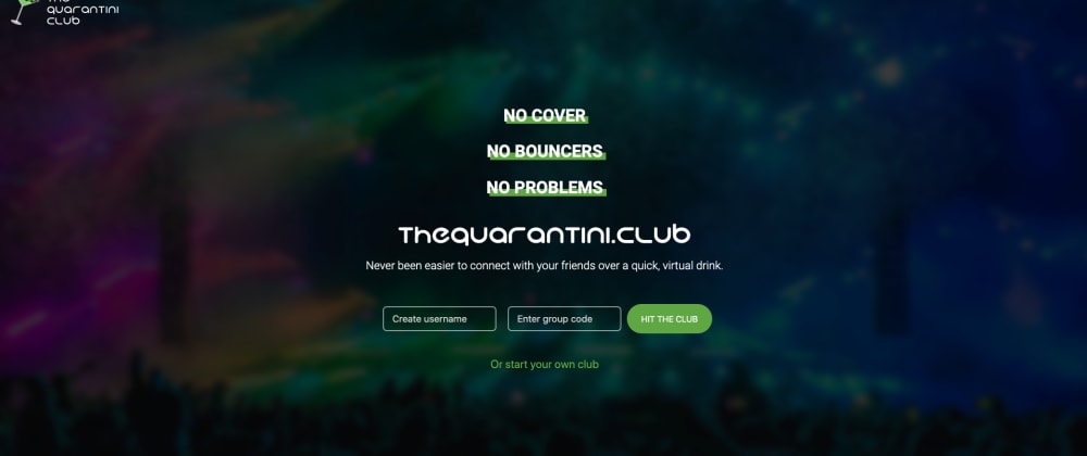 Twilio Hackathon Project - The Quarantini Club