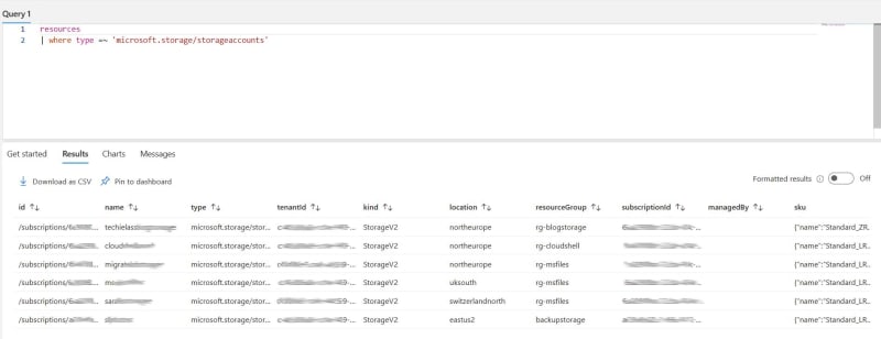 Getting started with Azure Resource Graph