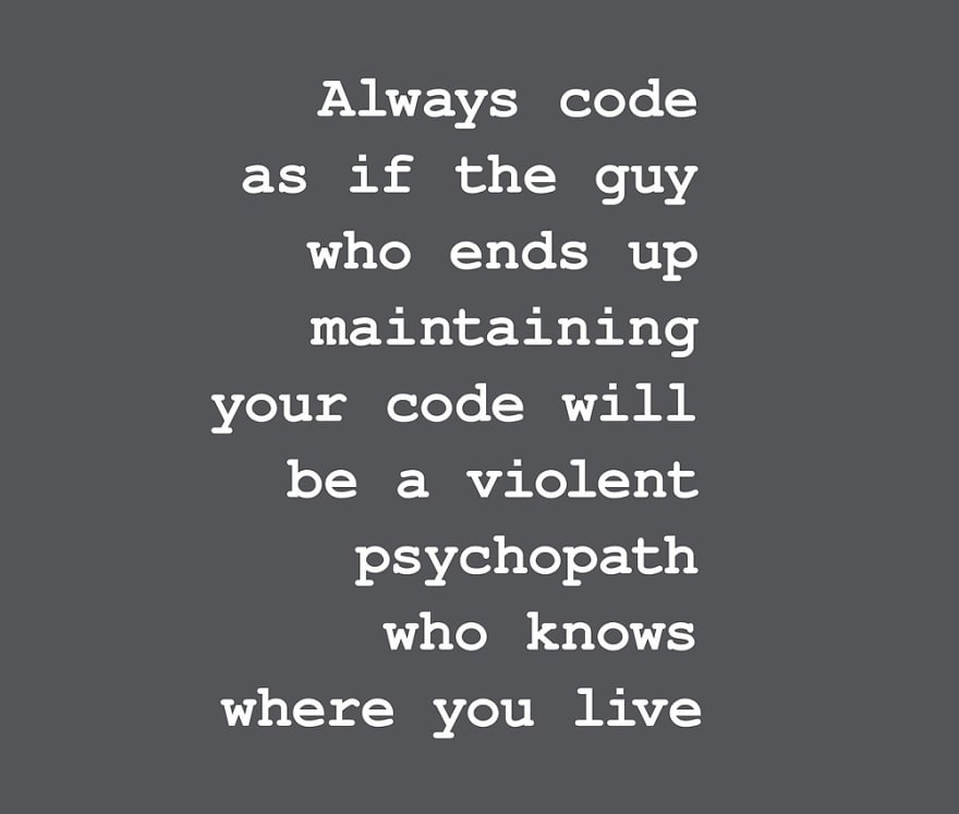 Coding violent psychopath