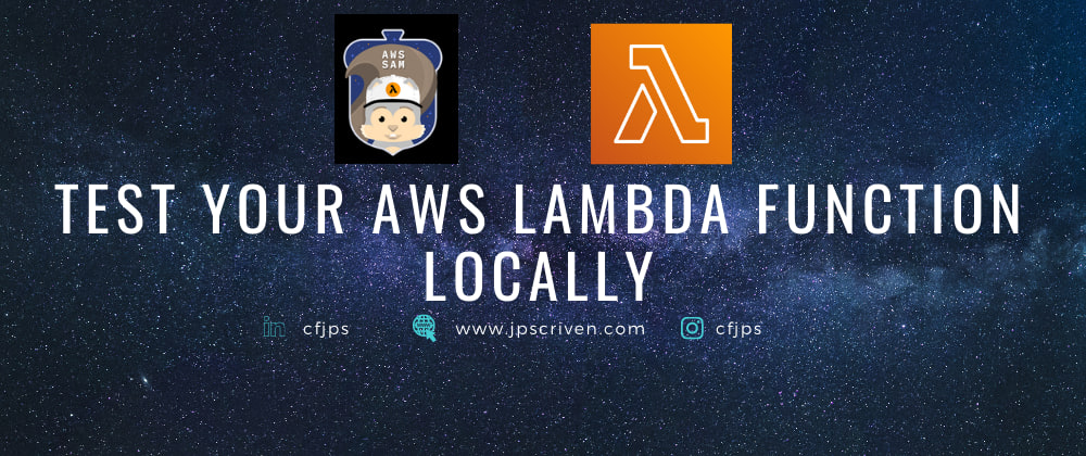 Test Your Aws Lambda Function Locally Dev Community Test Your Aws Lambda Function Locally Dev Community