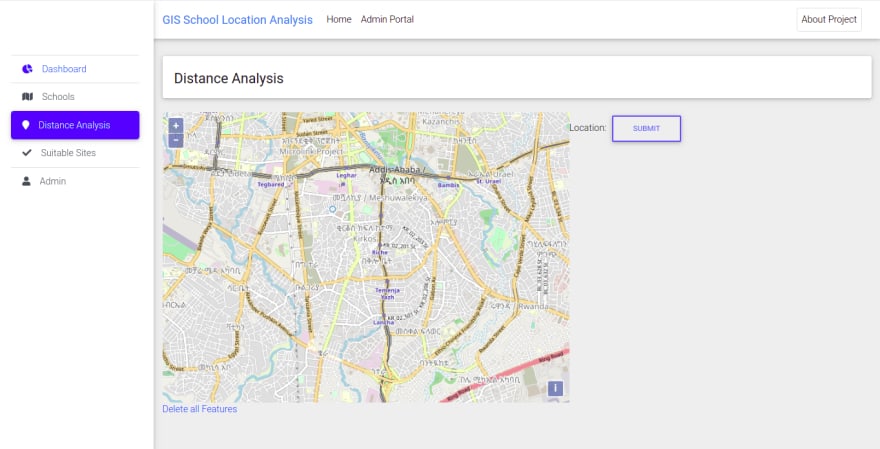 Distance Analysis Form