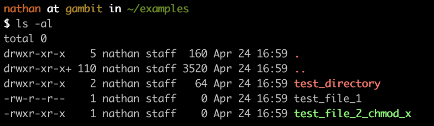 ls coloured output