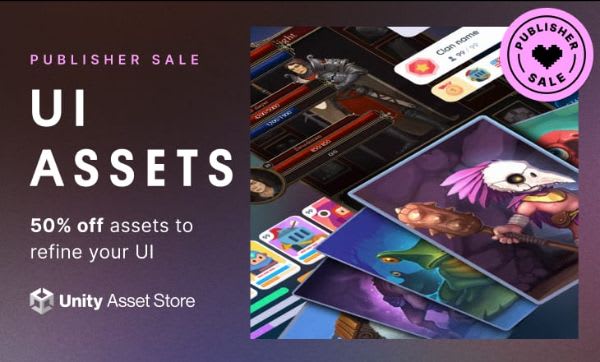 Unity Publisher Sale