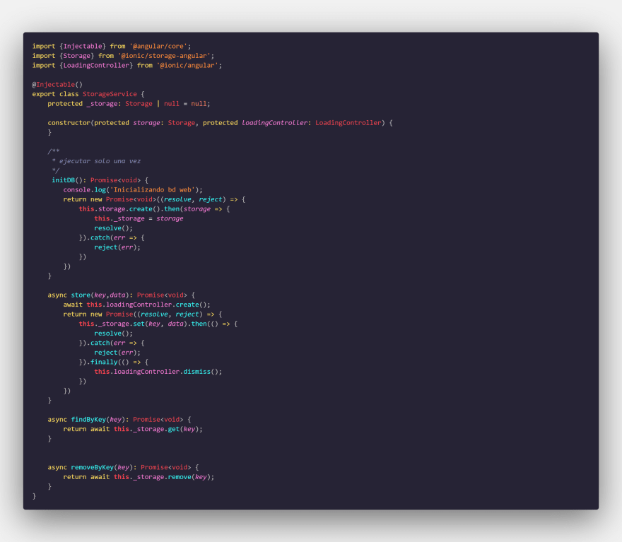 ionic sqlite transaction