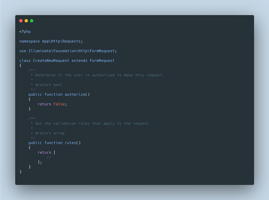 One Laravel Form Request Class, Multiple HTTP Methods DEV Community