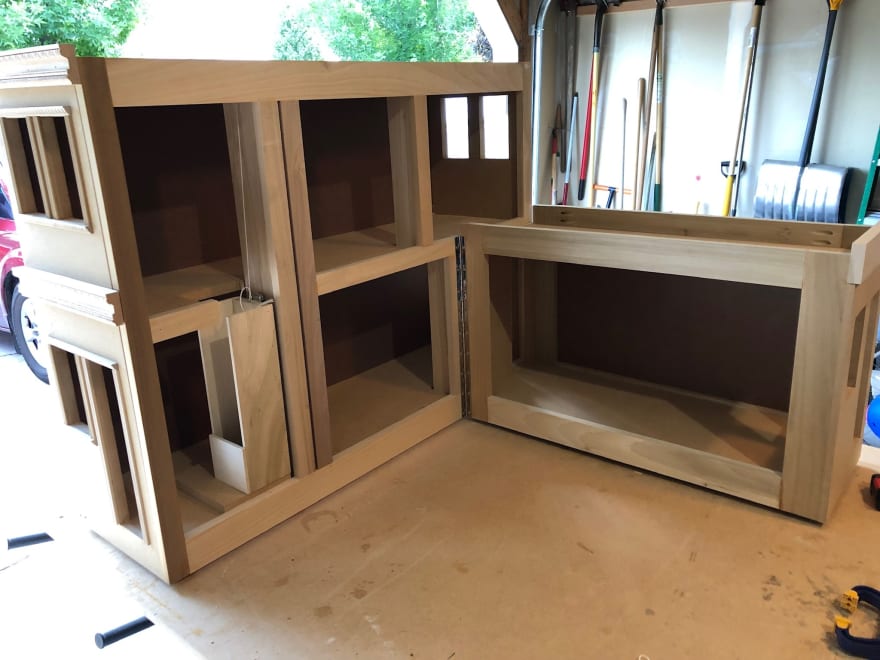 Brownstone loft styled doll house