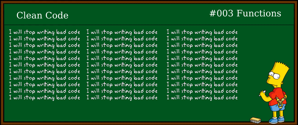 #003 - Clean Code - Functions 