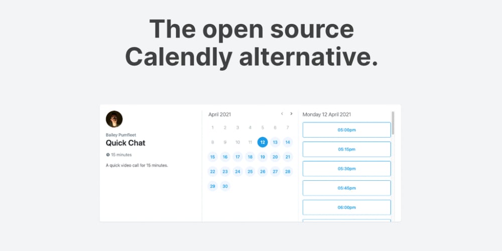 The open source Calendly alternative is here DEV Community