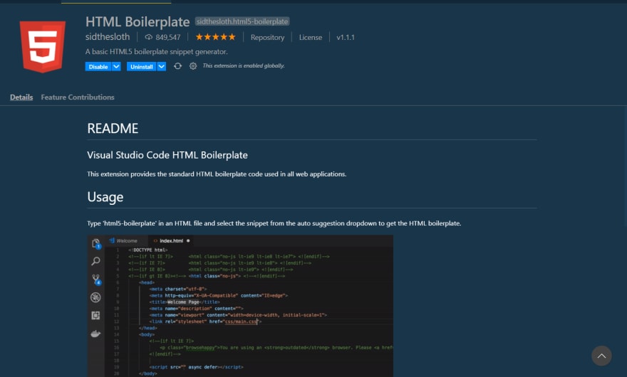 HTML Boilerplate