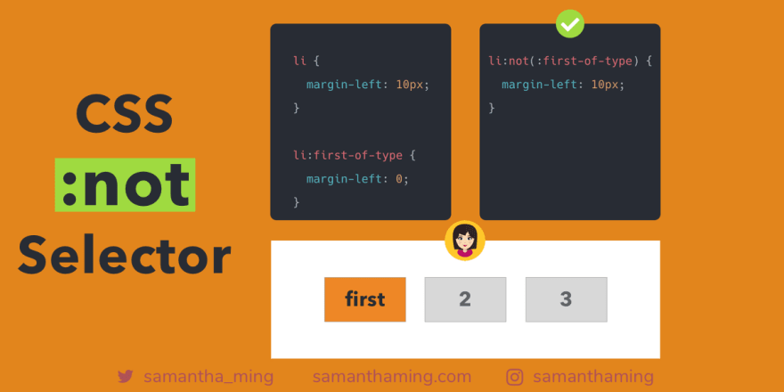 Css Not Selector Dev Community Css Not Selector Dev Community