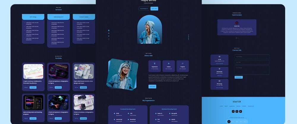 React Js Portfolio Website Template Free Download