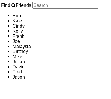 Search bar feature with basic html