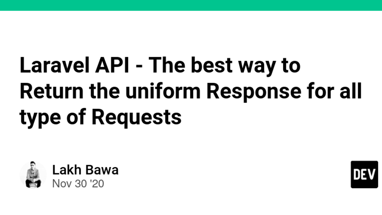 Laravel API Errors and Exceptions: How to Return Responses