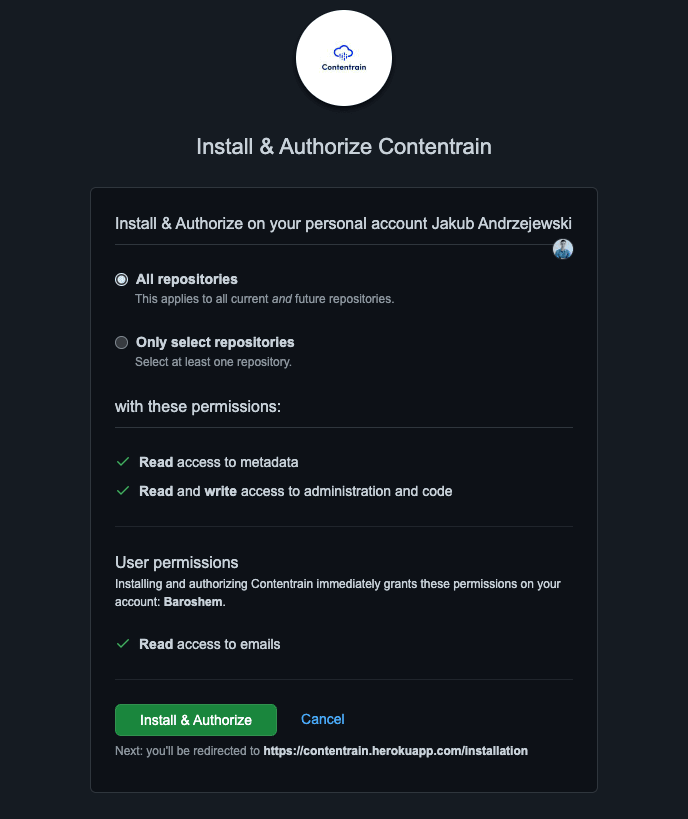 Github Permissions