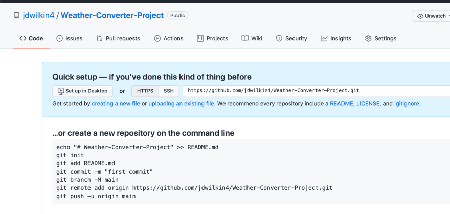 how to setup local repo