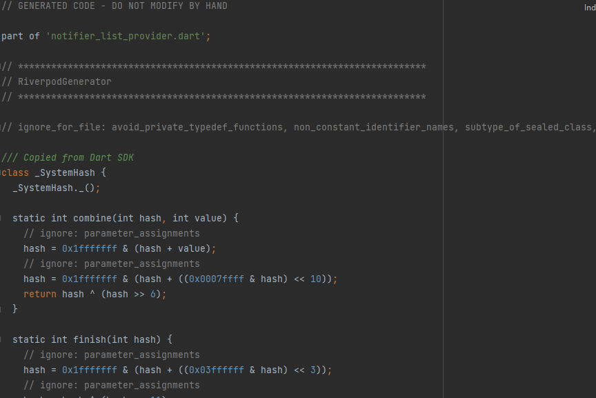 Riverpod generated file