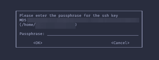 raw `gpg-agent` endraw  asking for my passphrase
