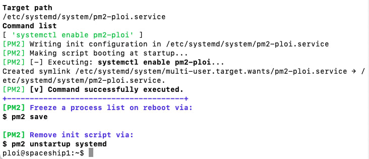 Screenshot terminal command from guide one