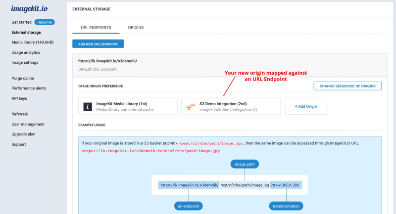 AWS S3 Bucket gets mapped to the URL Endpoint