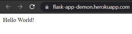 Heroku Output