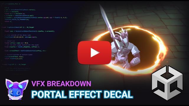 Unity | How to make a Portal Decal Effect (VFX Breakdown)