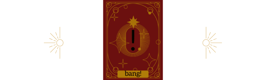 bang method card looks like tarot card