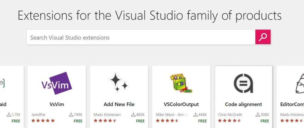 helpful visual studio extensions