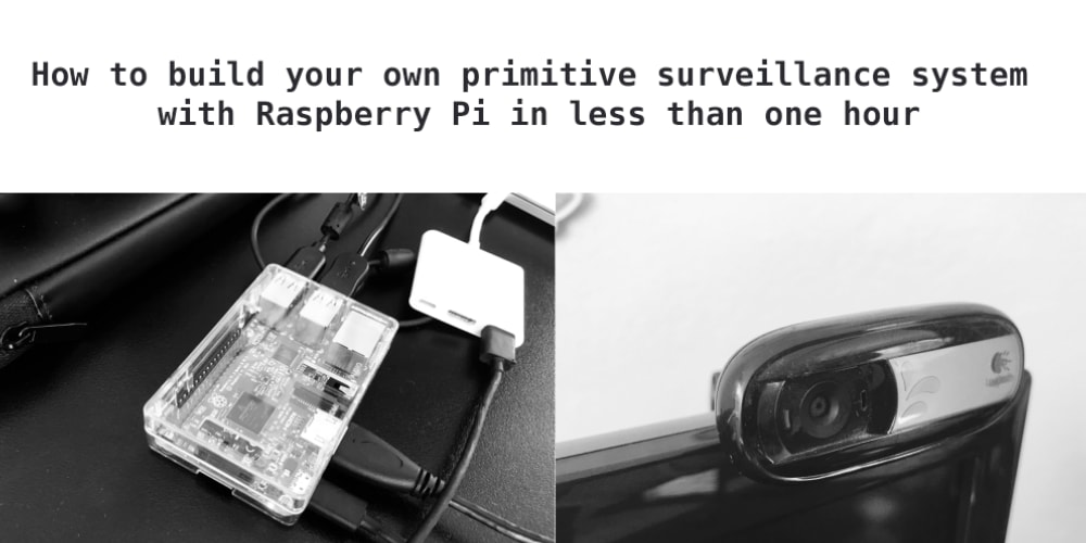 How to build your own primitive surveillance system with Raspberry Pi ... Circuit Diagram
