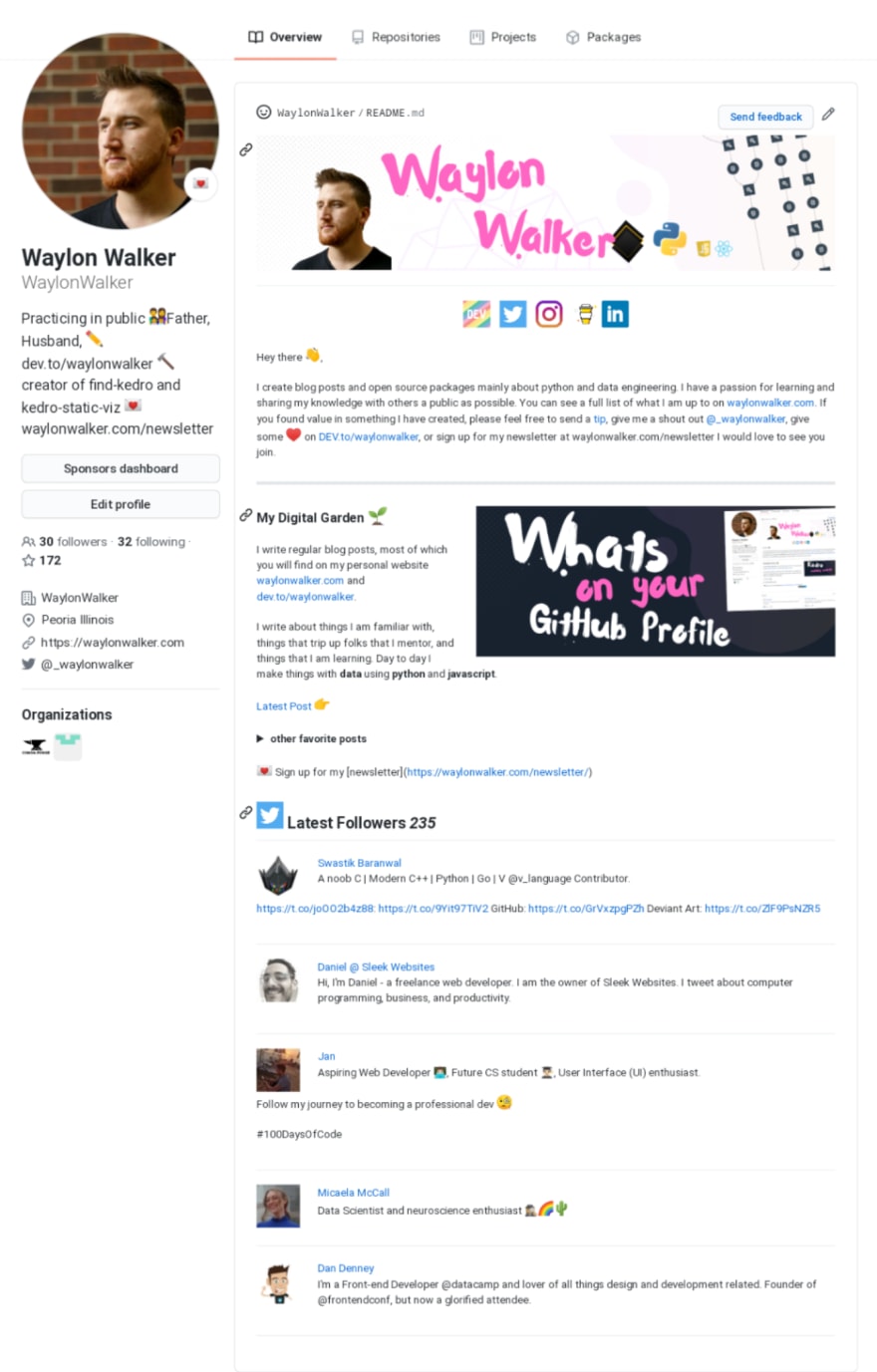 waylonwalkers GitHub profile