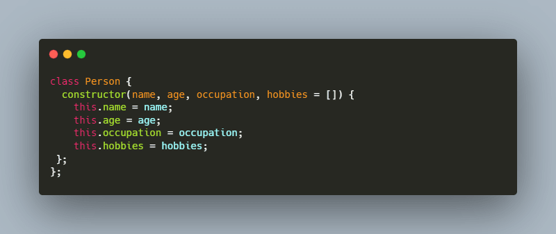 JavaScript Classes