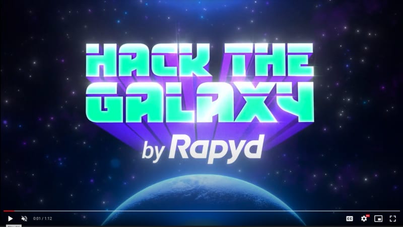 Image of Hack the Galaxy Screen on YouTube