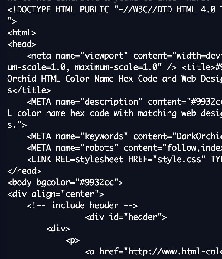 Building A Colors Api Through Web Scraping Pt 1 Dev Community Building A Colors Api Through Web Scraping Pt 1 Dev Community