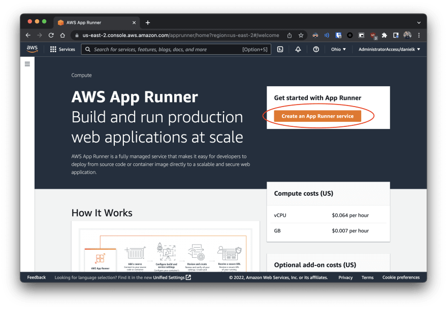 Github connection - step 1