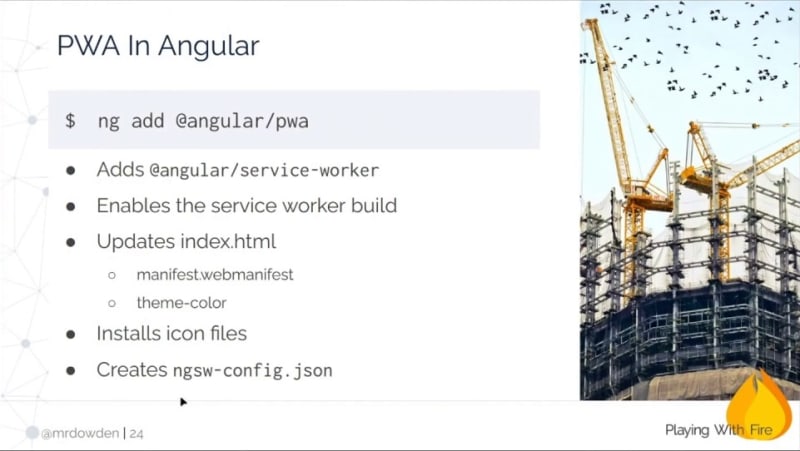 PWA in Angular