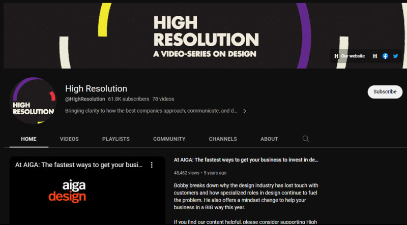 High Resolution is a limited series created by Jared Erondu and Bobby Ghoshal, featuring weekly interviews with product design experts from some of the industry's top companies (Google, eBay, Airbnb, and more)